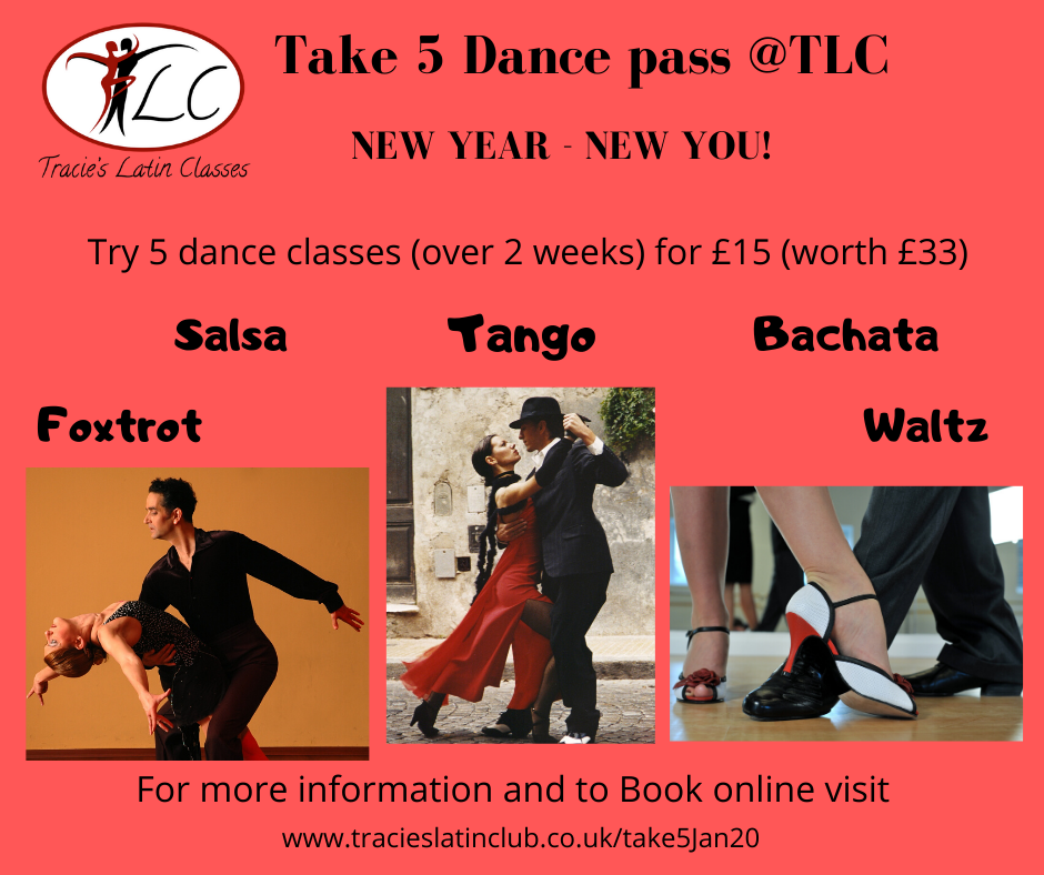 Take 5 Dance pass @TLC Jan 20